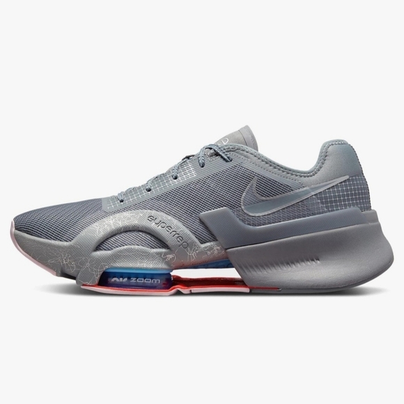 Nike Air Zoom SuperRep 3 Gray Mens Athletic Gym Sneakers Size 10.5 - Picture 1 of 16
